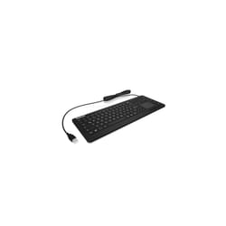 KeySonic KSK-6231INEL clavier USB QWERTZ Allemand Noir