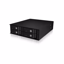 ICY BOX IB-2240SSK 13,3 cm (5.25") Plateau de stockage de disques Noir