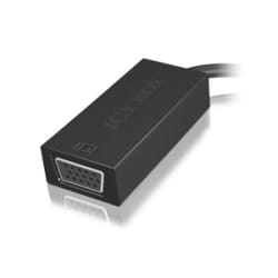 ICY BOX IB-AC504 VGA (D-Sub) Mini DisplayPort Noir