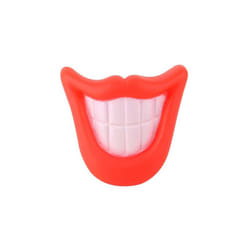 Jouet vinyl forme de bouche Désignation : Jouet smile Bubimex 90407