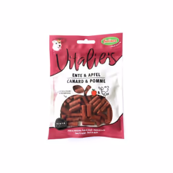 Les Vitalies au canard et à la pomme sont des friandises gourmandes et saines. Leur formulation riche en protéines et en anti ...