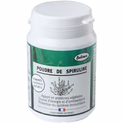 La poudre de spiruline Bubimex est un complément alimentaire 100 % pur, naturel et durable, riche en protéines végétales, bêt ...