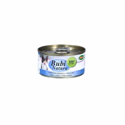 Aliment humide haut de gamme pour chat, au thon et bar La gamme Bubi Nature est fabriquée avec des ingrédients de premier cho ...