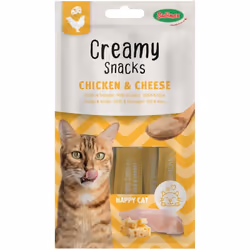 Les Snacks Crémeux Bubimex pour chat sont légers et hydratants, offrant une récompense savoureuse et facile à consommer grâce ...