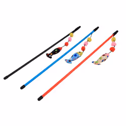 Bubimex 9421, Chat, Jouet canne à pêche, Couleurs assorties, 40 g