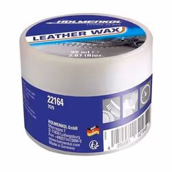 Holmenkol Leather Wax (85ml) Soins intensifs et imprégnation pour chaussures en cuir (tous types de cuir)