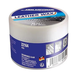 Holmenkol Leather Wax (85ml) Soins intensifs et imprégnation pour chaussures en cuir (tous types de cuir)