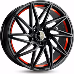 Jante 19 Keskin KT20 85Jx19 5/112 ET45 alésage 726 MATT BLACK RED INSIDE