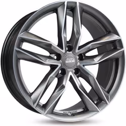Jante 19  MAM RS3 - 8.5x19 5x114.3 ET45 alésage 72.6 MATT PALLADIUM FRONT POLISH