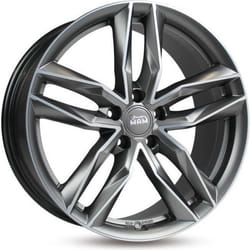 Jante 19  MAM RS3 - 8.5x19 5x114.3 ET45 alésage 72.6 MATT PALLADIUM FRONT POLISH