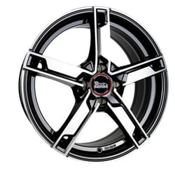 JANTE 17 MAM W4 70Jx17 4-108 ET20 651 BLACK FRONT POLISH
