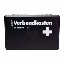 Avec garniture standard DIN 13157-2021 · En plastique · Très résistante aux chocs · Noir Contenu : Garniture standard DIN 131 ...
