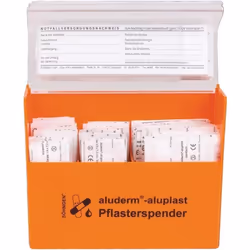 Distributeur en plastique ABS avec support mural et kit de fixation trois compartiments, couvercle rabattable transparent ave ...