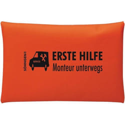 Söhngen - Trousse de premiers secours monteur en déplacement l240xH170ca.mm orange