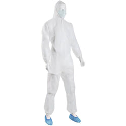 Söhngen - 1005079 set de protection jetable grand avec combinaison Taille du vêtement: Unisize blanc