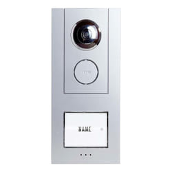 m-e modern-electronics VS-11 S Vistasmart Interphone vidéo Ethernet, Wi-Fi Station extérieure argent D328012