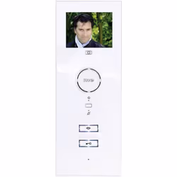 Informations techniques Composants de l'interphone : Station intérieure Conducteurs de raccordement (interphones) : 4 (+2 gâc ...