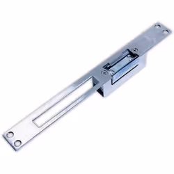 Universellement applicable pour la plupart des cadres de porte standard. En acier inoxydable avec plaque de grève. Convient p ...