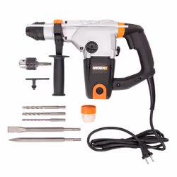 WORX WX333 perceuse 750 tr/min SDS Plus 6,1 kg Noir, Orange, Blanc - Vue supplémentaire 5