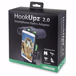 Carson HookUpz 2.0, Caméra de télescope/support de smartphone, 109 mm, 58 mm, 114 mm, 137 g