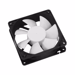 Cooltek Silent Fan 80, Ventilateur, 8 cm, 2000 tr/min, 20,3 dB, 41,3 m³/h, Noir, Blanc