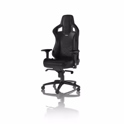 noblechairs EPIC, Siège de jeu sur PC, 120 kg, Siège rembourré, Dossier rembourré, Aluminium, Noir