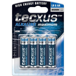 Tecxus 23633 pile domestique Batterie à usage unique AA Alcaline