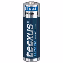 Tecxus 23633 pile domestique Batterie à usage unique AA Alcaline