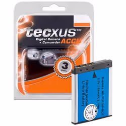 Tecxus CAM f/ NP-FD1/NP-BD1 750mAh Li-Ion, 750 mAh, 3,7 V, Lithium-Ion (Li-Ion)