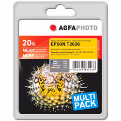 AgfaPhoto APET263SETD, 14 ml, 12 ml, 2600 pages, 2600 pages, 1 pièce(s), Multi pack