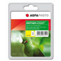 AgfaPhoto APB123YD cartouche d'encre 1 pièce(s) Jaune