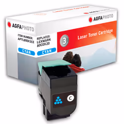 AgfaPhoto APTL800X2CE, 4000 pages, Cyan, 1 pièce(s)