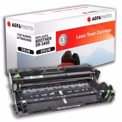 AgfaPhoto APTBDR3400E, Brother, Brother HL-L5000, L5100, L5200, L6250, L6300, L6400, MFC-L5700, L5750, L6800, L6900, 1 pièce( ...