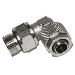 Innovatek Screw-1 / 4 "angled connecteur de fils Argent