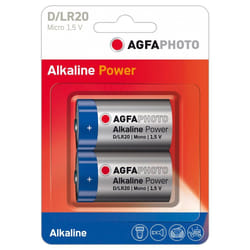 AgfaPhoto 110-802619 pile domestique Batterie à usage unique D Alcaline
