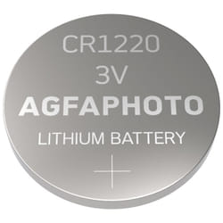 AgfaPhoto 150-803210 pile domestique Batterie à usage unique CR1220 Lithium