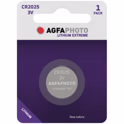 AgfaPhoto 150-803425 pile domestique Batterie à usage unique CR2025 Lithium