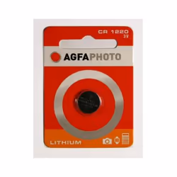 AgfaPhoto CR1220, Batterie à usage unique, Lithium, 35 mAh