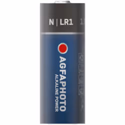AgfaPhoto 110-803678, Batterie à usage unique, LR1, Alcaline, 1,5 V, 1 pièce(s), Noir, Bleu, Rouge, Blanc