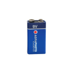 AgfaPhoto Piles Alcalines E-Block 9V - Lot de 10
