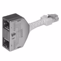 BTR NETCOM Cable sharing Adapter pnp 1 séparateur voix-données Argent