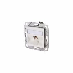 BTR NETCOM 1309111102-E, RJ-45, 6a, Argent, Blanc