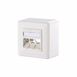 METZ CONNECT 1309160002-E, Blanc, Toutes marques, RJ-45, 85 mm, 85 mm, 4,3 cm