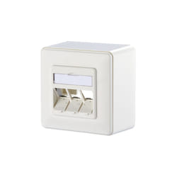 METZ CONNECT 1309160002-E Plaque de commutation et obturateur Blanc