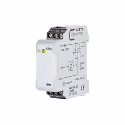 METZ CONNECT KRS-E06 24 V AC/DC, Blanc, Polyamide, 6 A, Interrupteur, 80 W, 80 A