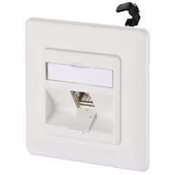 enquête Pour Ethernet 10 Gbits description Prise réseau universelle encastrée port RJ45, avec un module entièrement blindé de ...