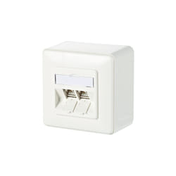 METZ CONNECT 130B11D20002-E prise de courant RJ-45 Blanc