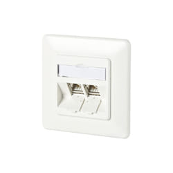 METZ CONNECT 130B11D21002-E prise de courant RJ-45 Blanc