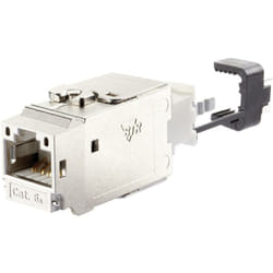 Module RJ45 encastrable Keystone cat 6a Metz Connect 130B21-E R07129