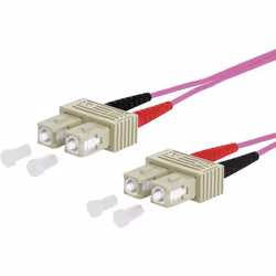 enquête Câble patch multimode I-V(ZN)H 50/125 OM4 Fiche SC-D conforme à la norme CEI 61754-4 Fibre multimodem optimisée par l ...